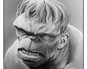 Incredible Hulk wall art print 11x14 Marvel - Free shipping to US