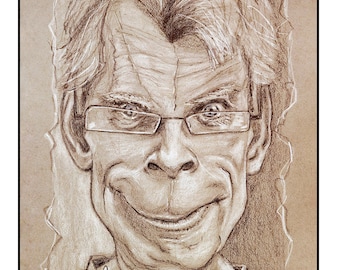 Stephen King wall art print 11x14 - Free shipping to US