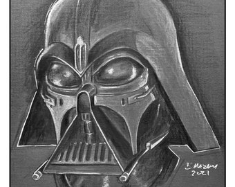 Darth Vader wall art print 11x14 Star Wars - Free shipping to US