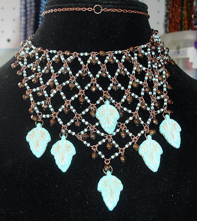 bib style necklace