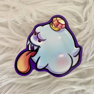 King Boo 2.5" Inch Glossy Vinyl Sticker