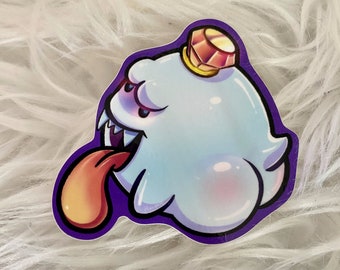 King Boo 2.5" Inch Glossy Vinyl Sticker