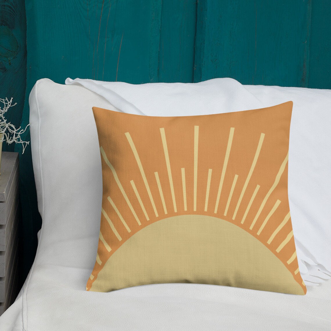 Sunrise Premium Throw Pillow Etsy
