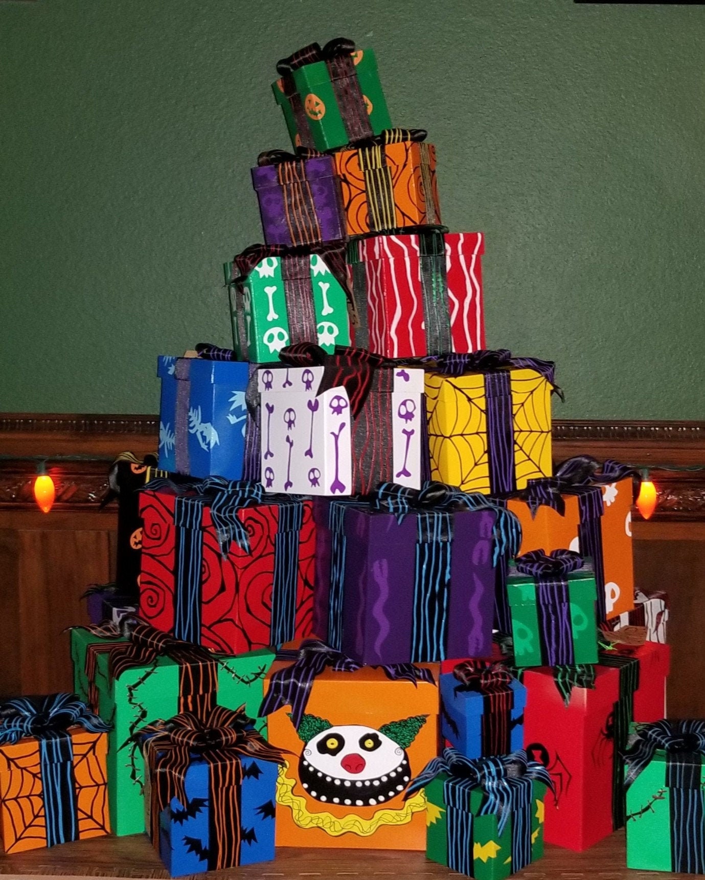 Nightmare Before Christmas Inspired Custom Holiday Present Etsy