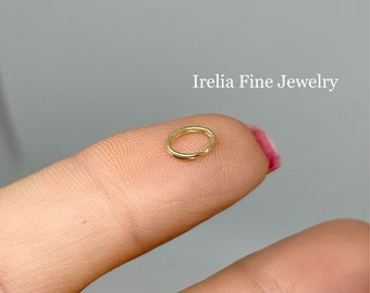 14k Yellow Gold Oval Split Ring , Center Opening is 5.5 mm , length of ring 6.75 , | jumping | gold | 14k  Listing is for Qty One
