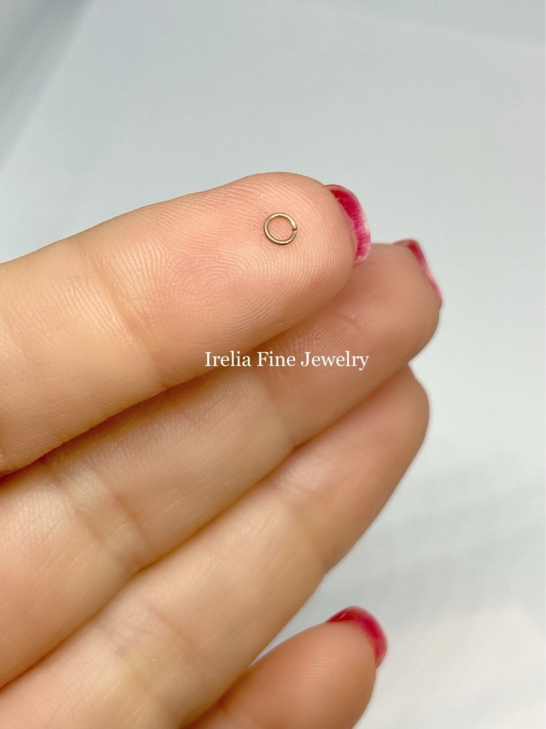 Solid 14k Rose Gold Jump Rings Multiple Size Options for Etsy