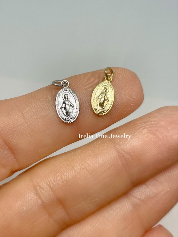 14K Gold Miraculous Medal Necklace | The Little Catholic 14K Gold Miraculous Medal (Just Medal & Jump Ring)