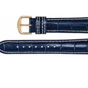 Bracelet Montre Cuir Crocodile/alligator - Largeurs 16-24mm, Fait Main Vietnam, Neuf