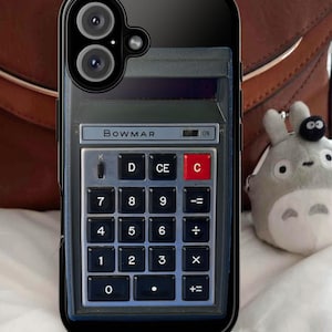 Vintage Calculator Phone Case: Retro Tech Accessory, Impact Resistant