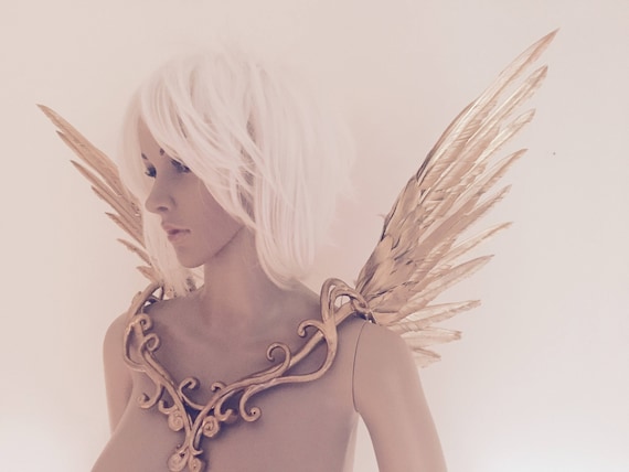 Icarus Wings - Gold Winged Colllar - Etsy