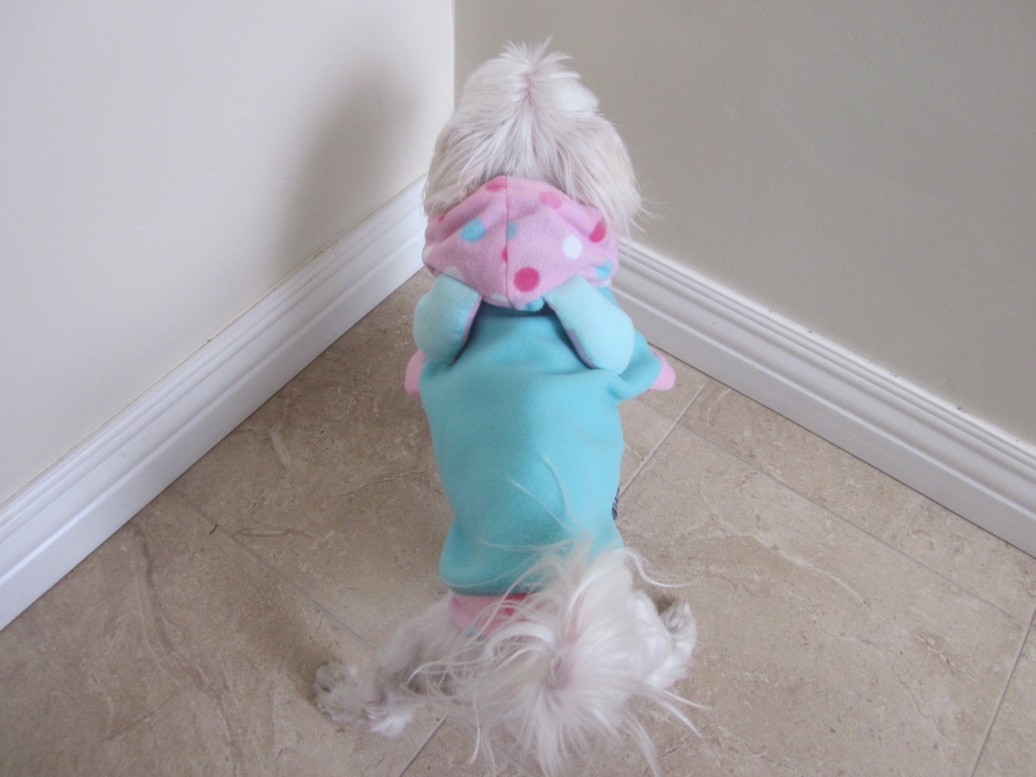 Dog clothing Bunny Hoodie | Etsy