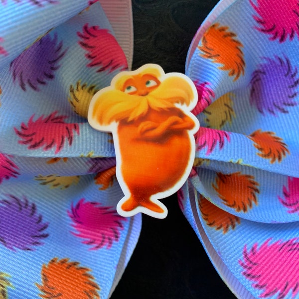 Dr. Seuss Lorax 4” Hair Bow