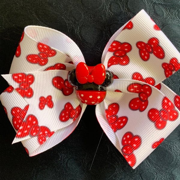 4” Minnie Mouse Bow