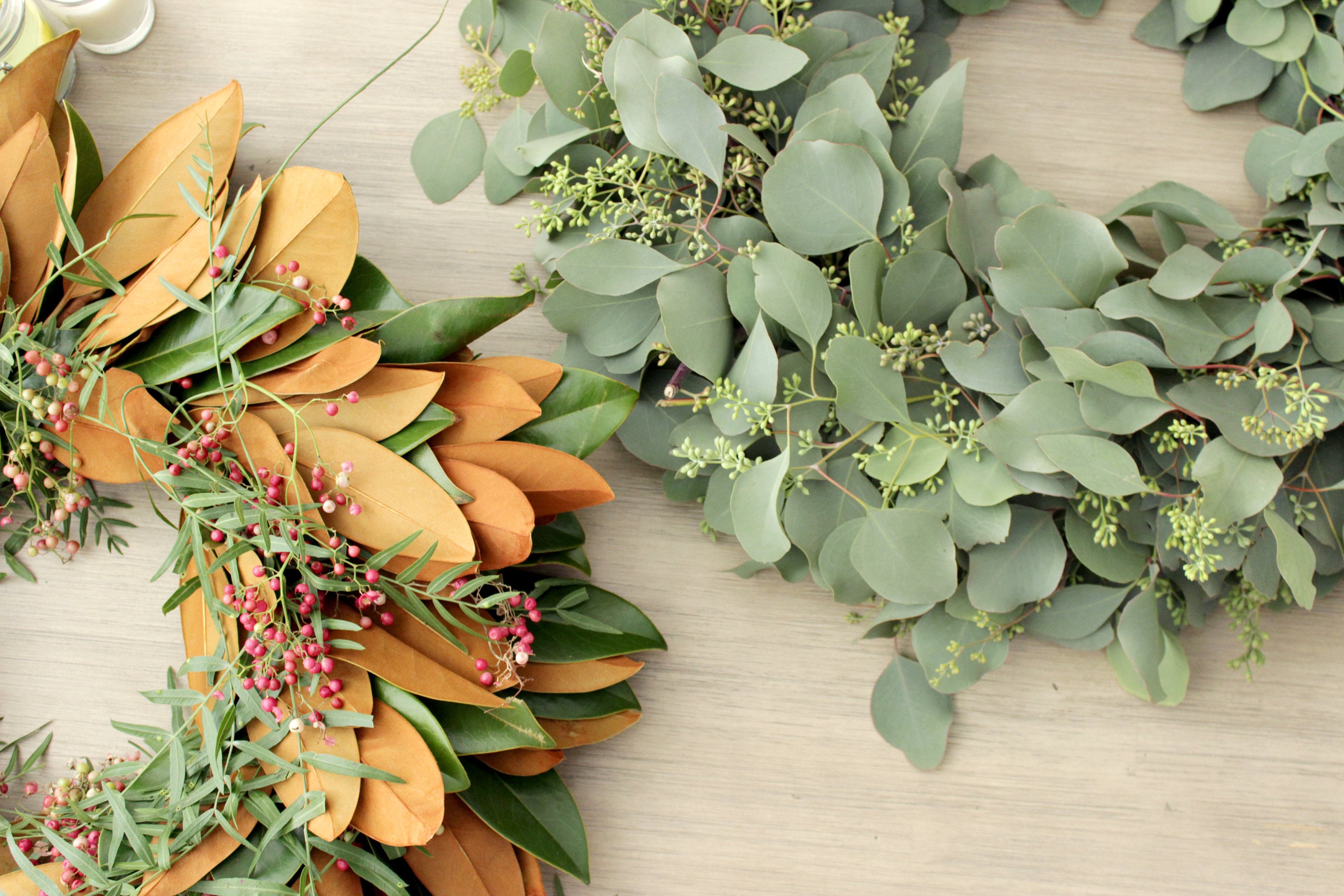 Fresh Handmade Seeded Eucalyptus Wreath 24 Inches Greenery Etsy Ireland