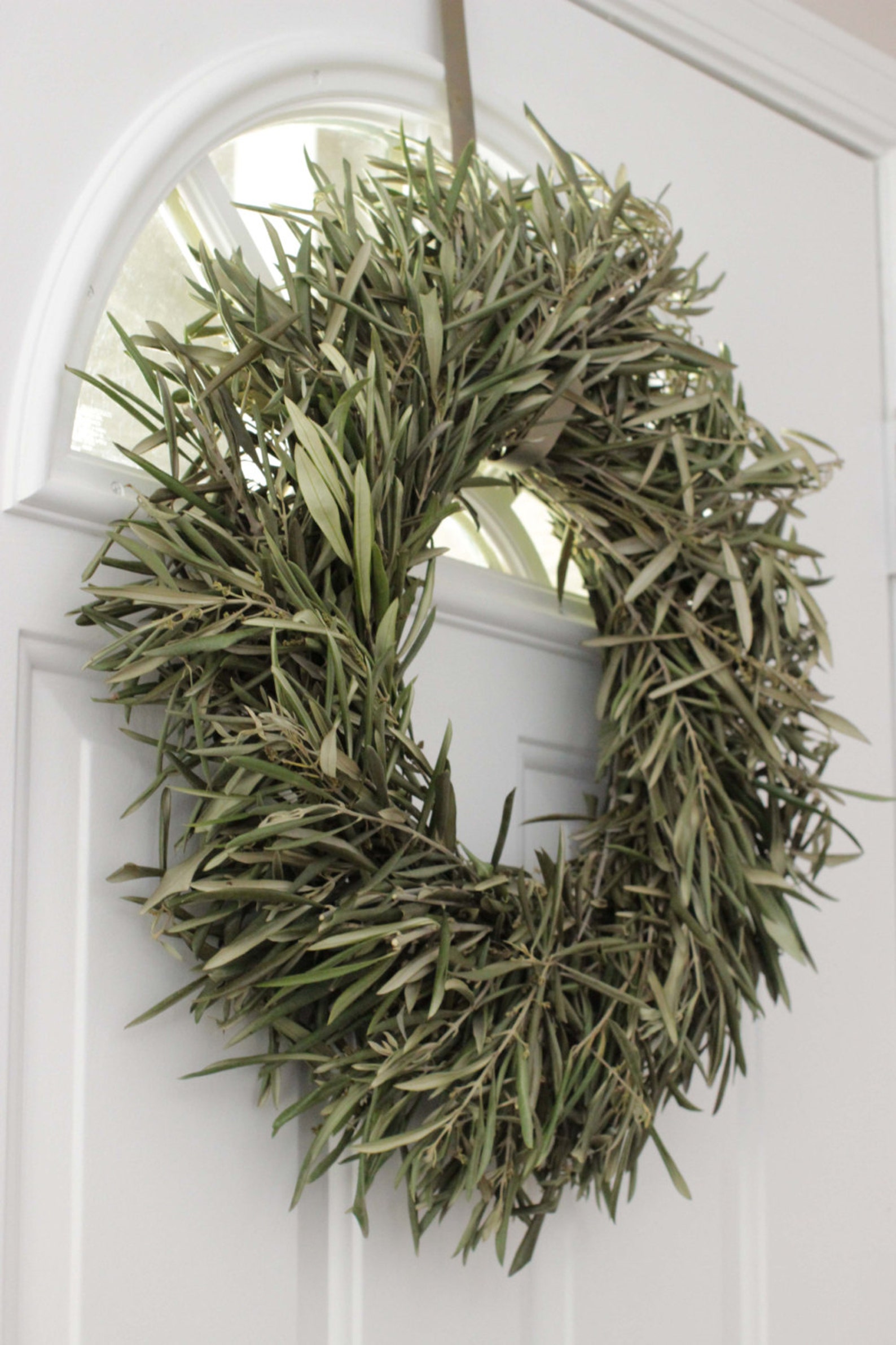 Dried Olive Branch Wreath 20 Inch Greenery Wreath for Etsy