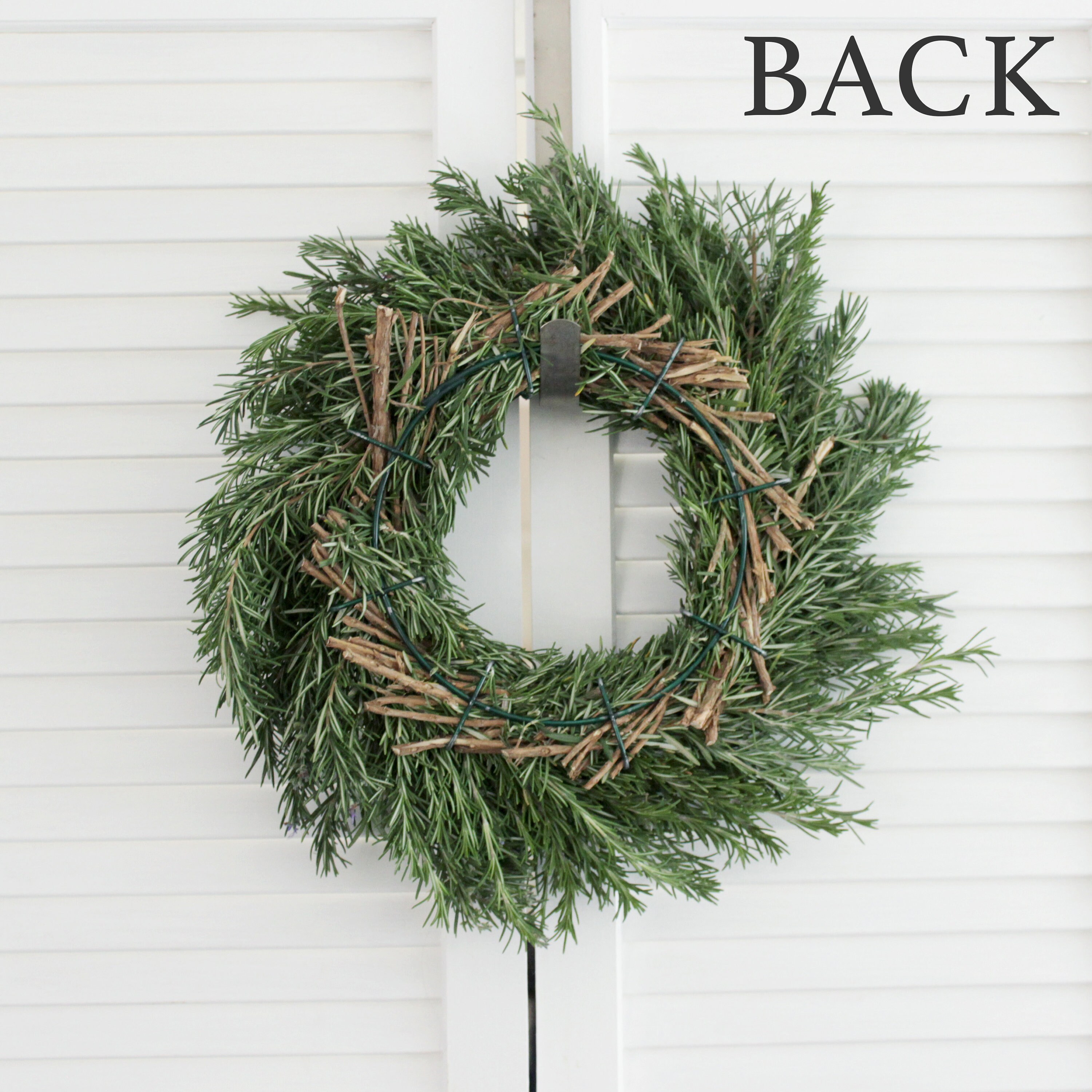 Fresh Handmade Rosemary Wreath 16 inch Greenery Wreath for Etsy
