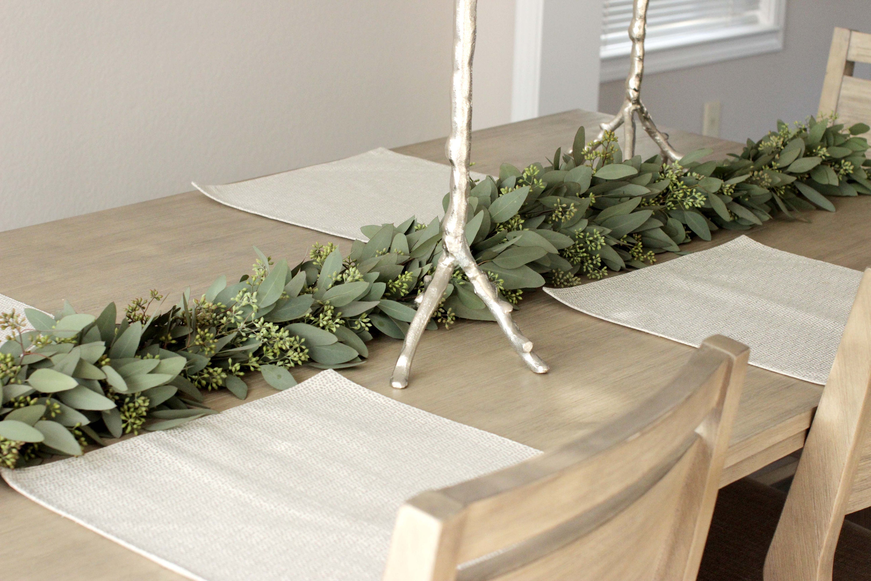 Handmade Fresh Seeded Eucalyptus Garland 6ft for Wedding Etsy