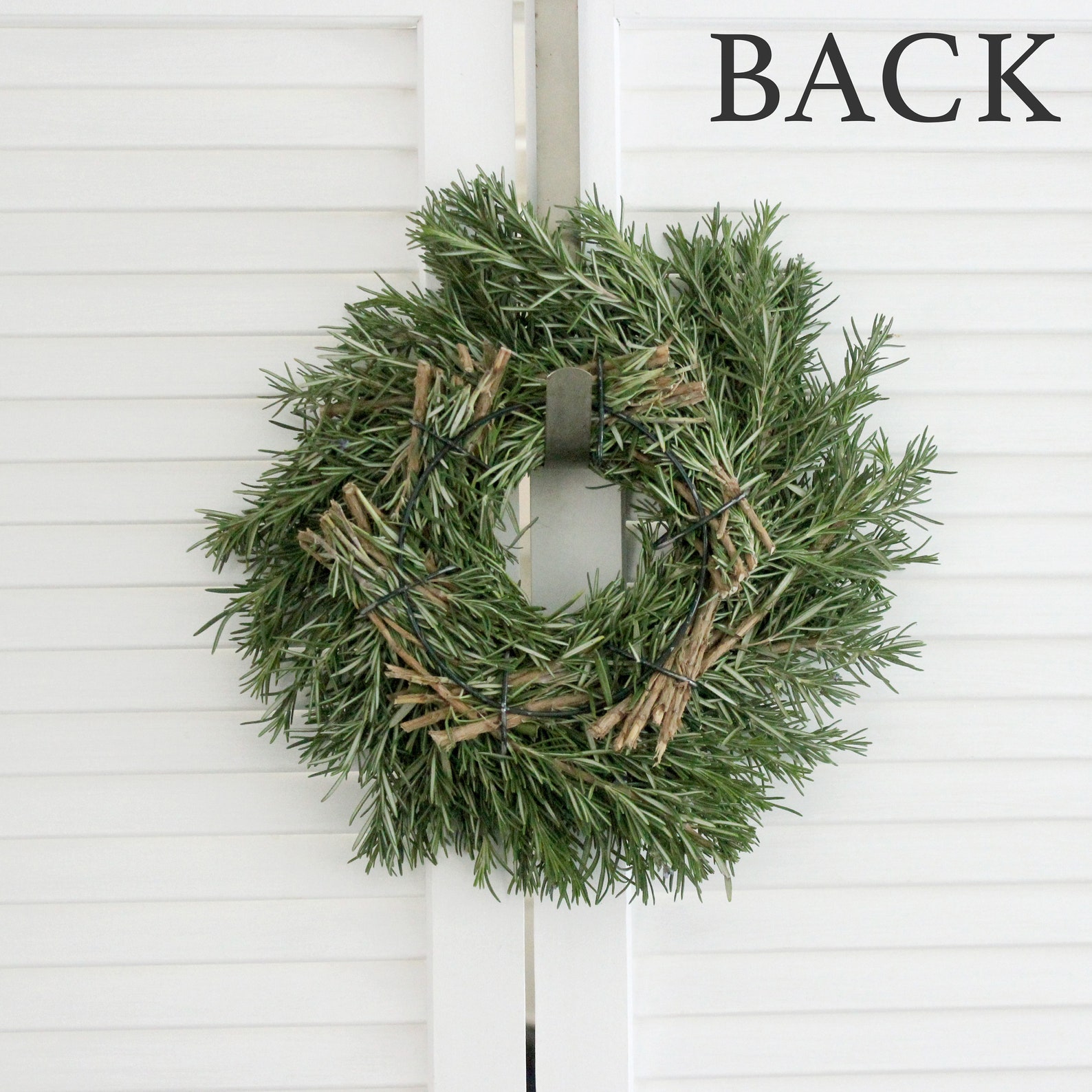 Fresh Handmade Rosemary Wreath Greenery Wreaths 12 inch Etsy