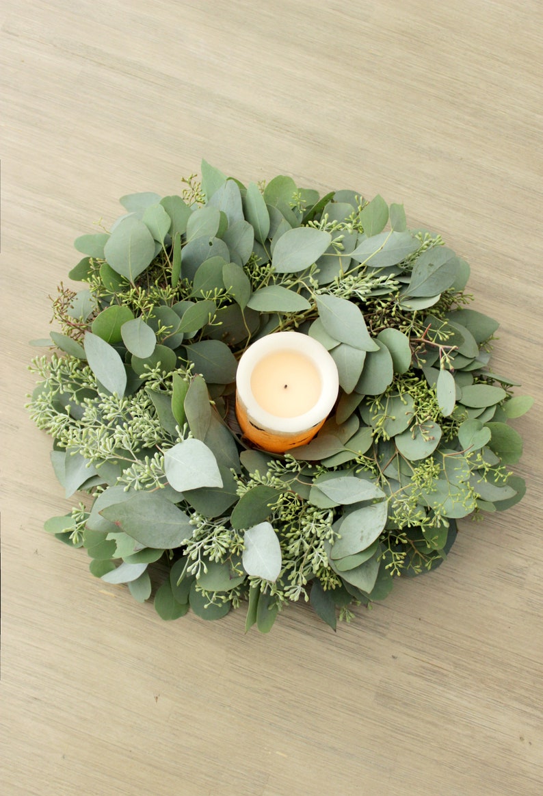 Fresh Handmade Wreath Seeded Eucalyptus Wreath 12 Inches Etsy Denmark