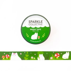 Magical Forest Cats Washi Tape by Sparkle Collective