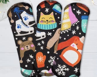 Reusable Panty Liner - Daily Liner - Cotton Flannel - 6" To 9" - Winter Items
