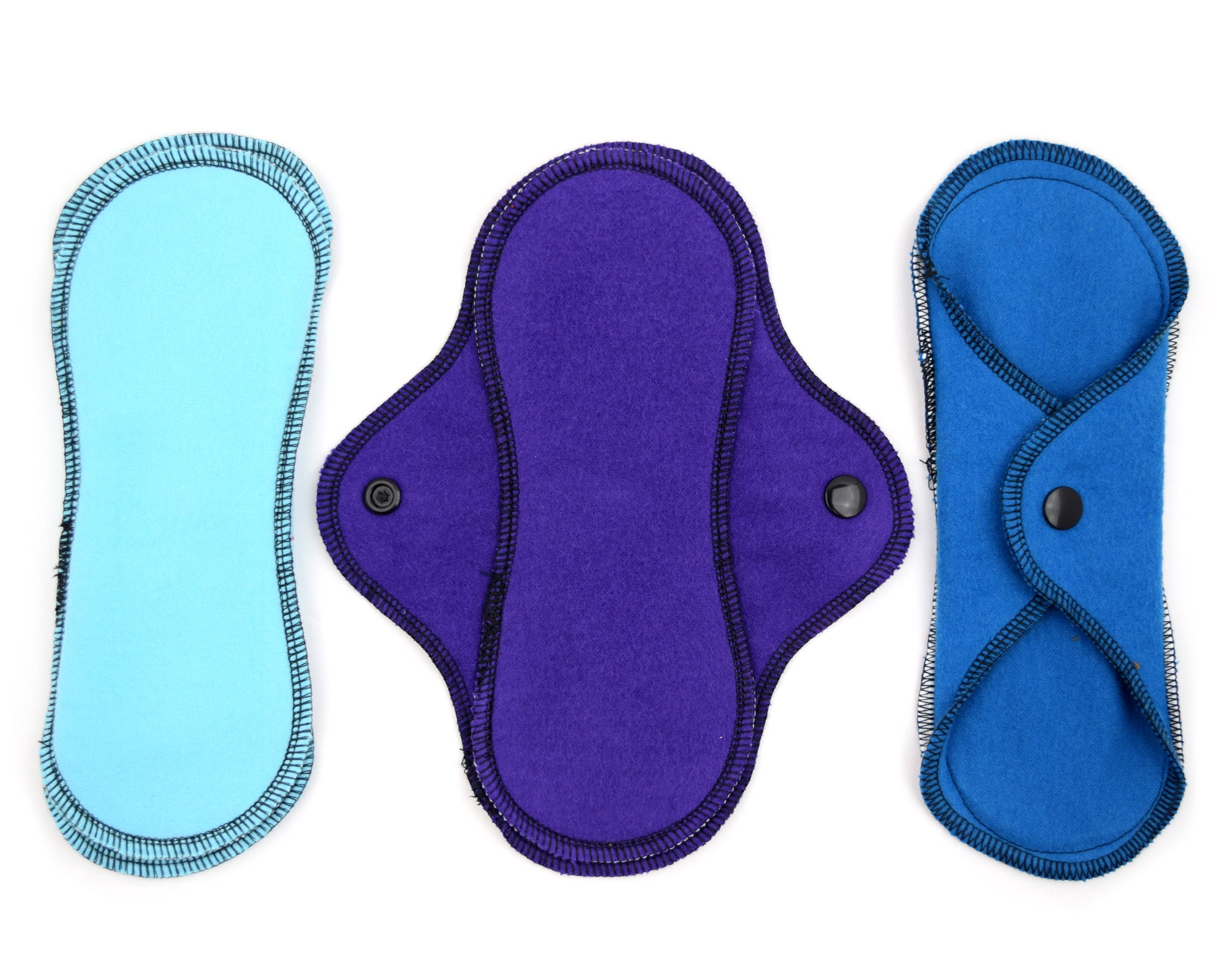 Set of 7 Reusable Cloth Panty Liners Rainbow Set of Super Etsy