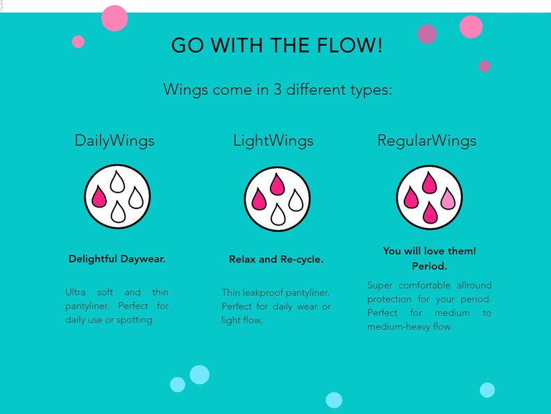 12 and 14| RegularWings Reusable Cloth Pads Variety Set 4 Cotton Flannel Menstrual Pads for Regular to Heavy Flow in 8 10