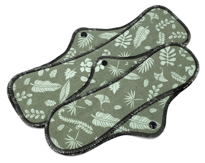 Organic Period Cloth Pad, Eco-friendly Menstration Pad, Zero Waste Product, Environmentally Friendly Cloth Pad, Reusable Pads, Handmade Gift