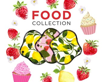 Food Print Cloth Pads - Choose Your Design!