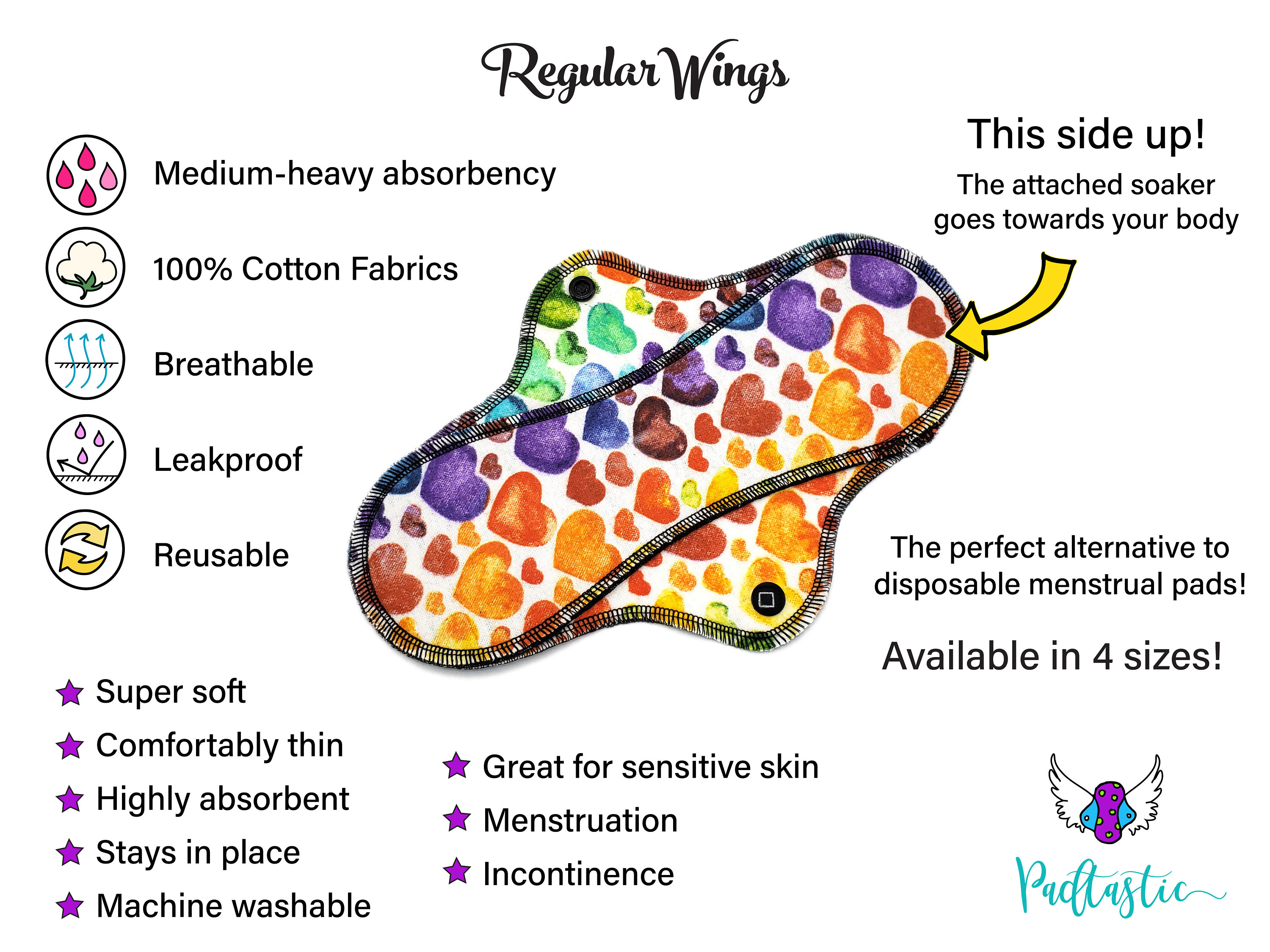 Cloth menstrual 2024 pads starter kit