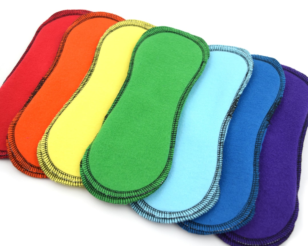 Reusable Panty Liners Super Soft and Leakproof Cotton Flannel Panty