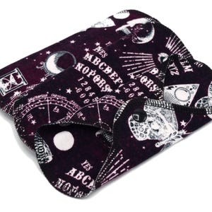 Cloth Panty Liners, Super Soft Cotton Flannel Menstrual Pad for Very Light Flow, Breathable Pantiliner, Period, Mystical Magical |DailyWings