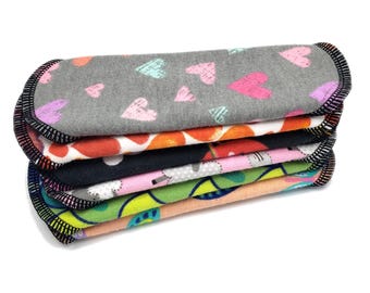 Reusable Panty Liner - Daily Liner - Cotton Flannel - 6" To 9" - Surprise Prints