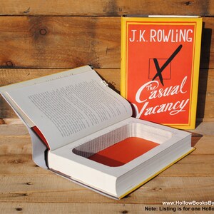 Hollow Book Safe - JK Rowling - The Casual Vacancy - Hollow Secret Book