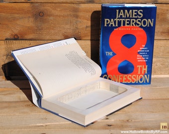 Hollow Book Safe - James Patterson - The 8th Confession - Hollow Secret Book