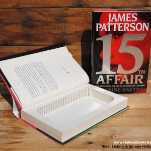 Hollow Book Safe - James Patterson - 15th Affair - Hollow Secret Book