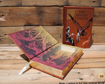 Book Safe - The Divine Comedy - Leather Bound Hollow Book