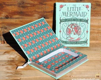 Book Safe - The Little Mermaid - Leather Bound Hollow Book Safe
