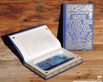 Hollow Book Safe - Norse Myths and Legends - Hollow Secret Book PE
