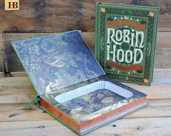 Book Safe - Robin Hood - Leather Bound Hollow Book Safe