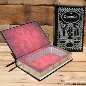 Hollow Book Safe - Dracula i inne klasyki horroru - oprawa skórzana (FS59S)
