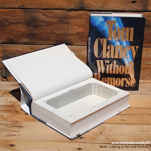 Holle boekenkluis - Tom Clancy - Zonder spijt - Hollow Secret Book