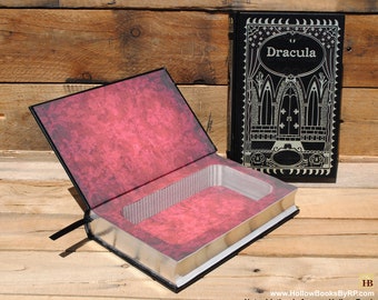 Book Safe - Dracula and other Horror Classics - Leather Bound Hollow Book Safe