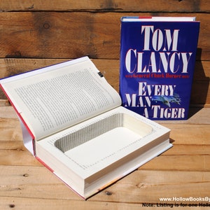 Holle boekenkluis - Tom Clancy - Every Man a Tiger - Hollow Secret Book