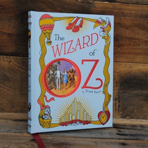 Book Safe The Wizard of Oz White Leather Bound Hollow Book Safe image 6