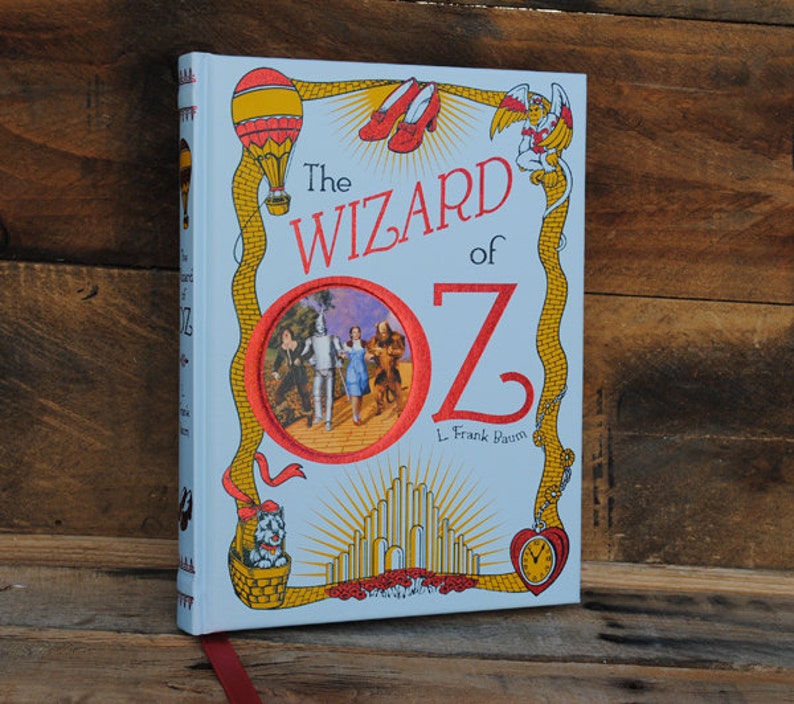 Book Safe The Wizard of Oz White Leather Bound Hollow Book Safe image 6