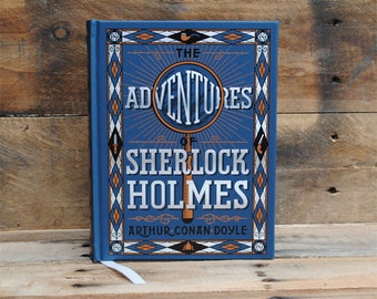 Book Safe - The Adventures of Sherlock Holmes - Blue Leather Bound Hollow Book Safe