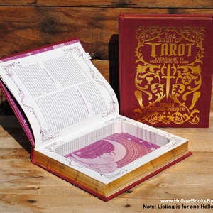 Libro Hueco Seguro - El Libro del Tarot - Libro Secreto Hueco