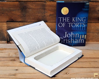 Hollow Book Safe - John Grisham - The King of Torts - Hollow Secret Book