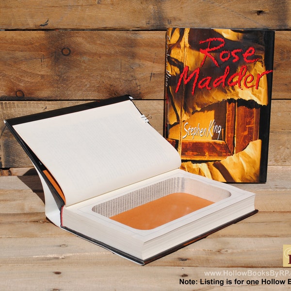 Hollow Book Safe - Stephen King - Rose Madder - Hollow Secret Book